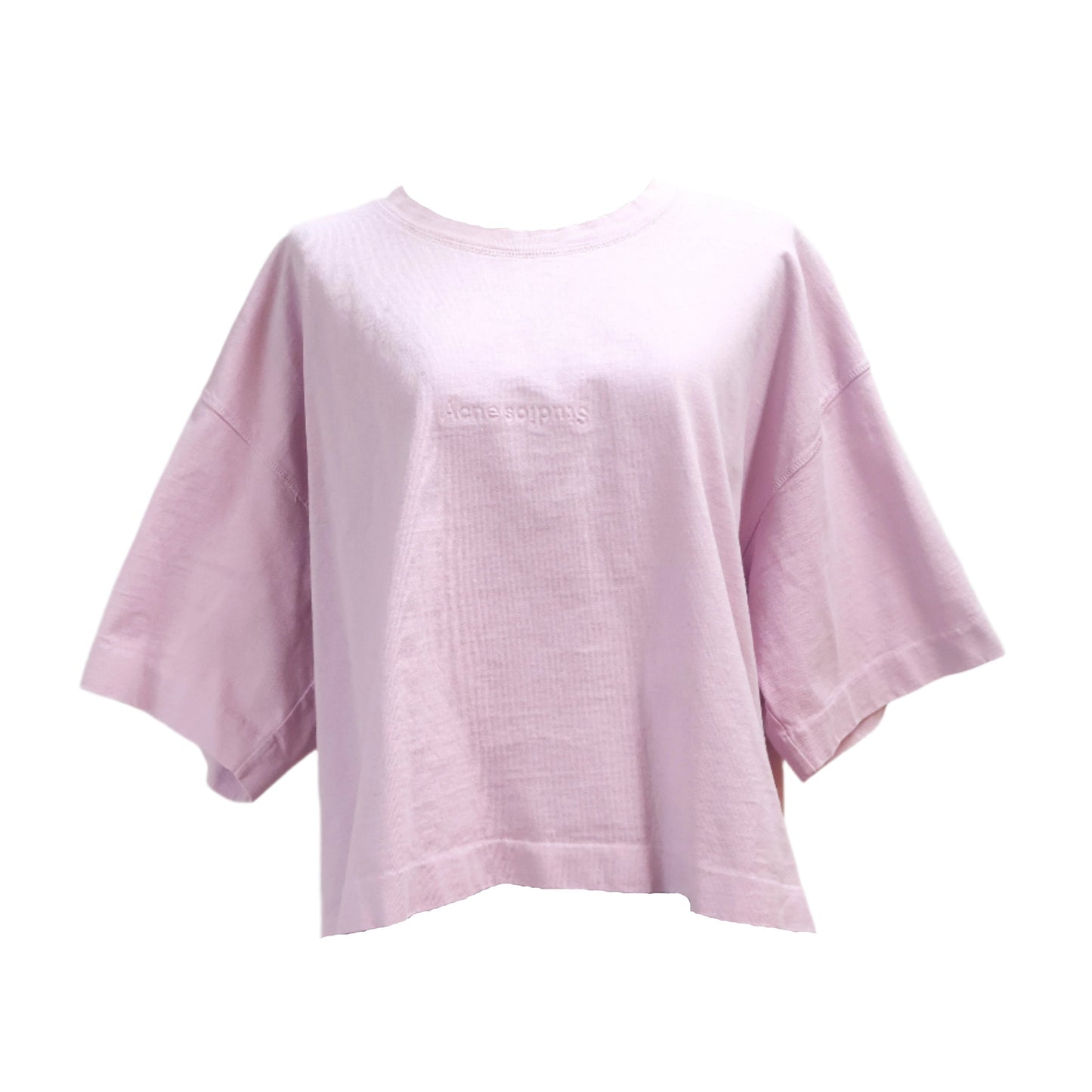 Acne Studio Crop T-Shirt Pink