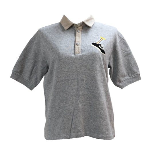 Fendi Kids Polo Grey