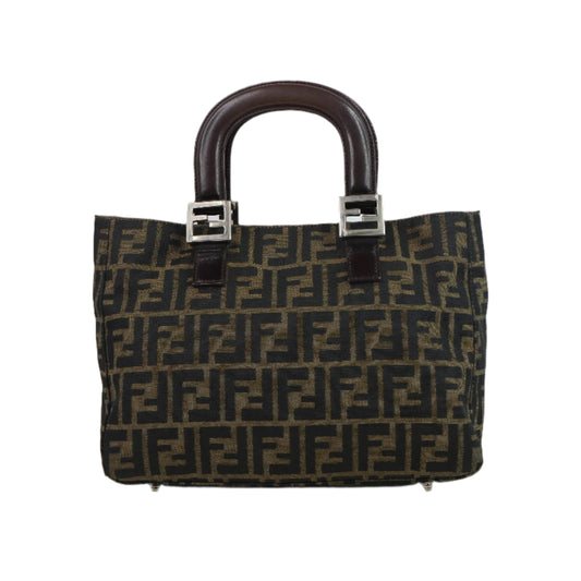 Fendi Handbag Zucca Brown