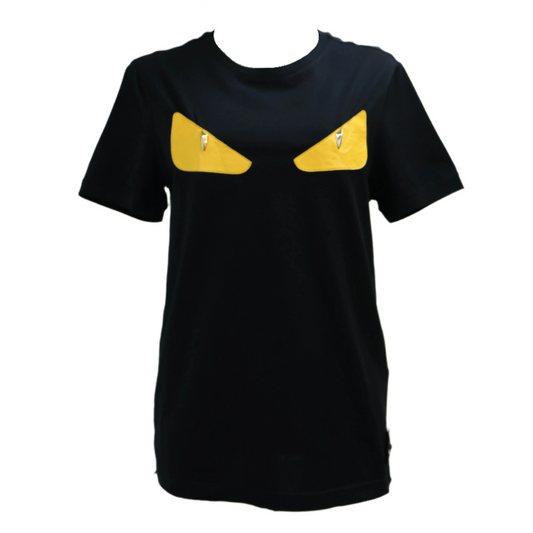 Fendi T-Shirt Black Monster