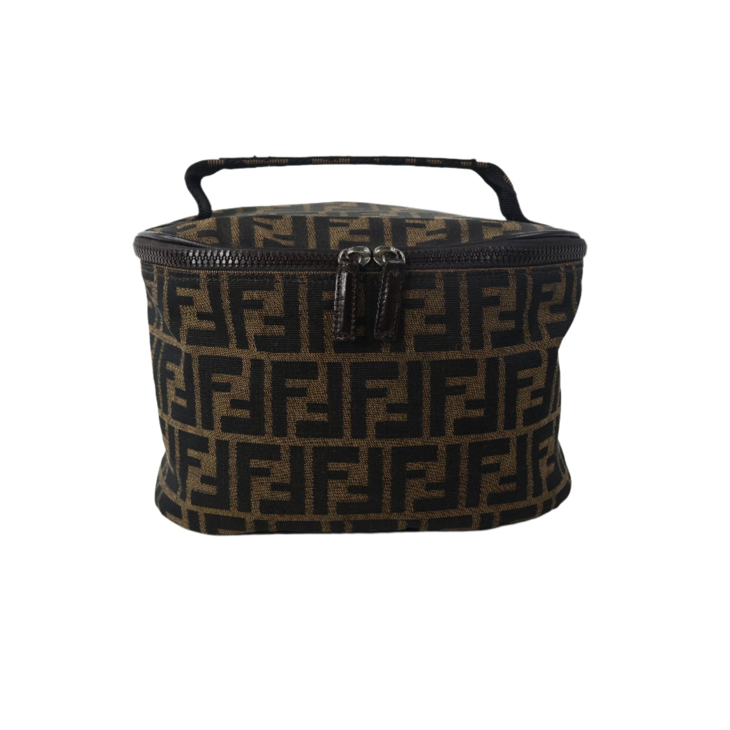 Fendi Vanity Case Zucca Brown