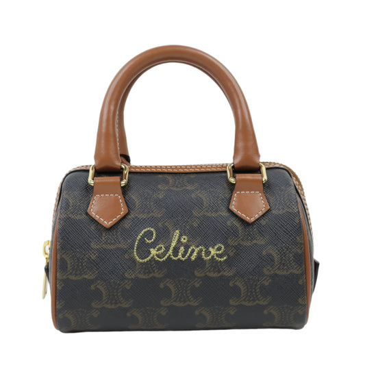 Celine Mini Boston Black/Tan