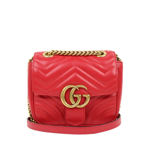 Gucci Marmont Flap Red