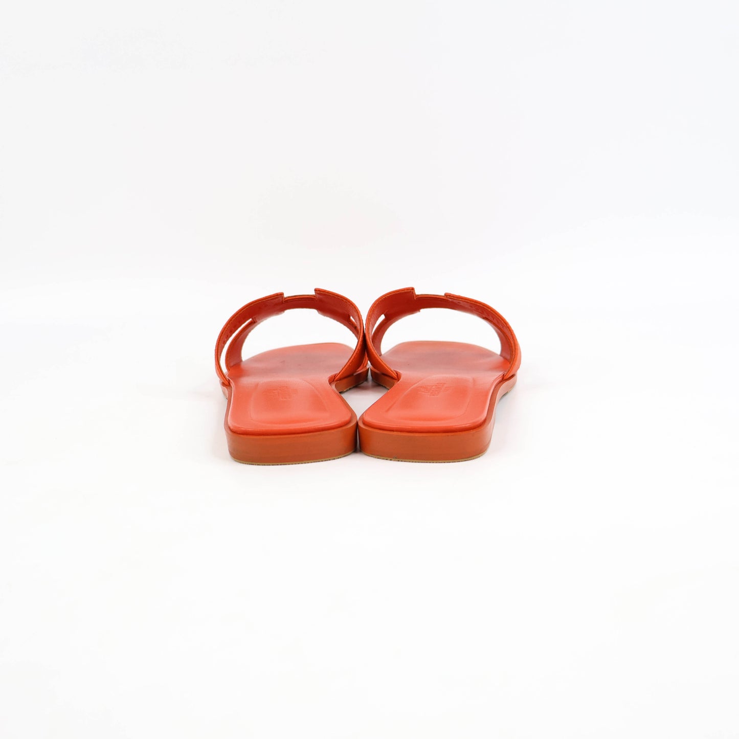 Hermes Oran Sandals Orange Poppy 37