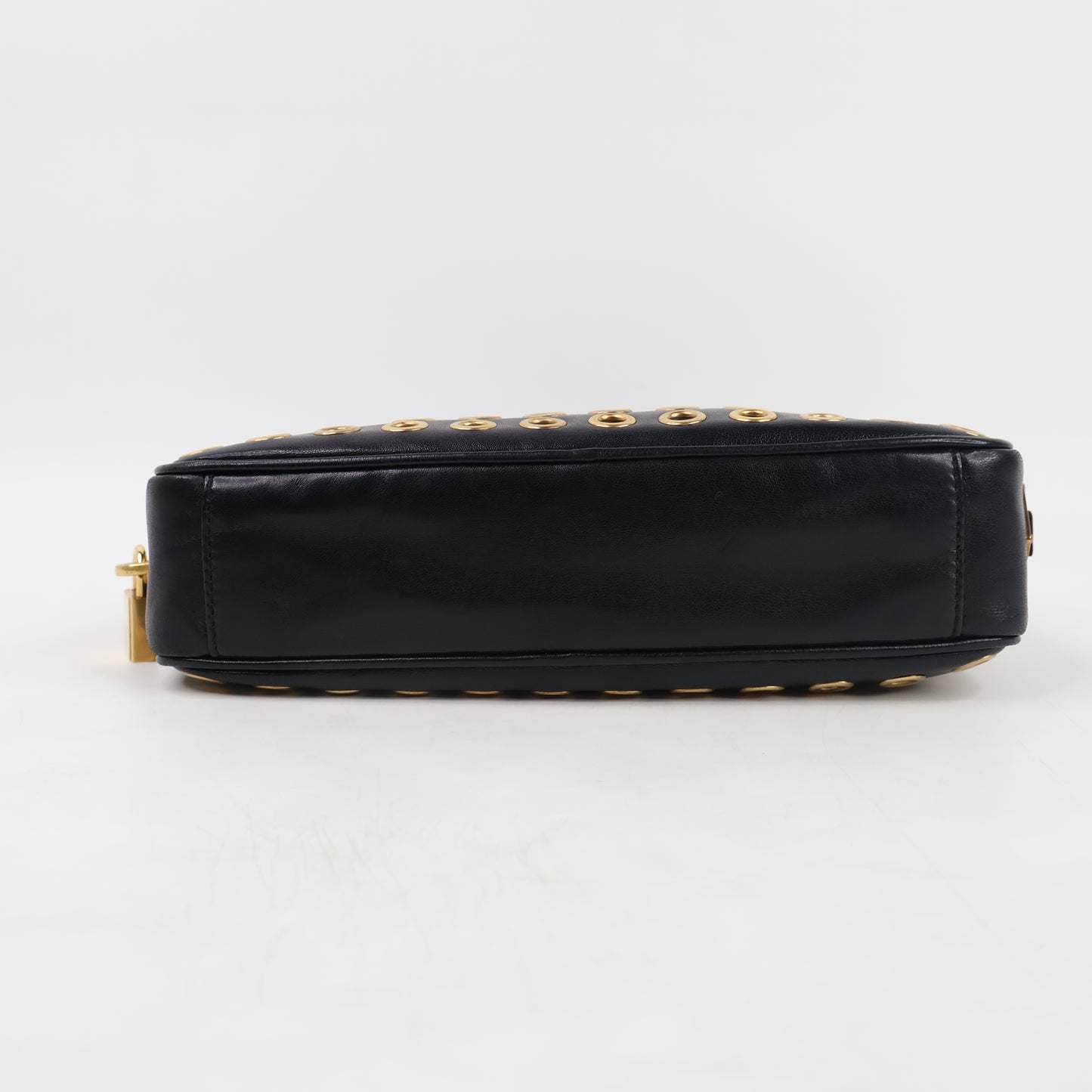 Prada Grommet Bauletto Nappa Black