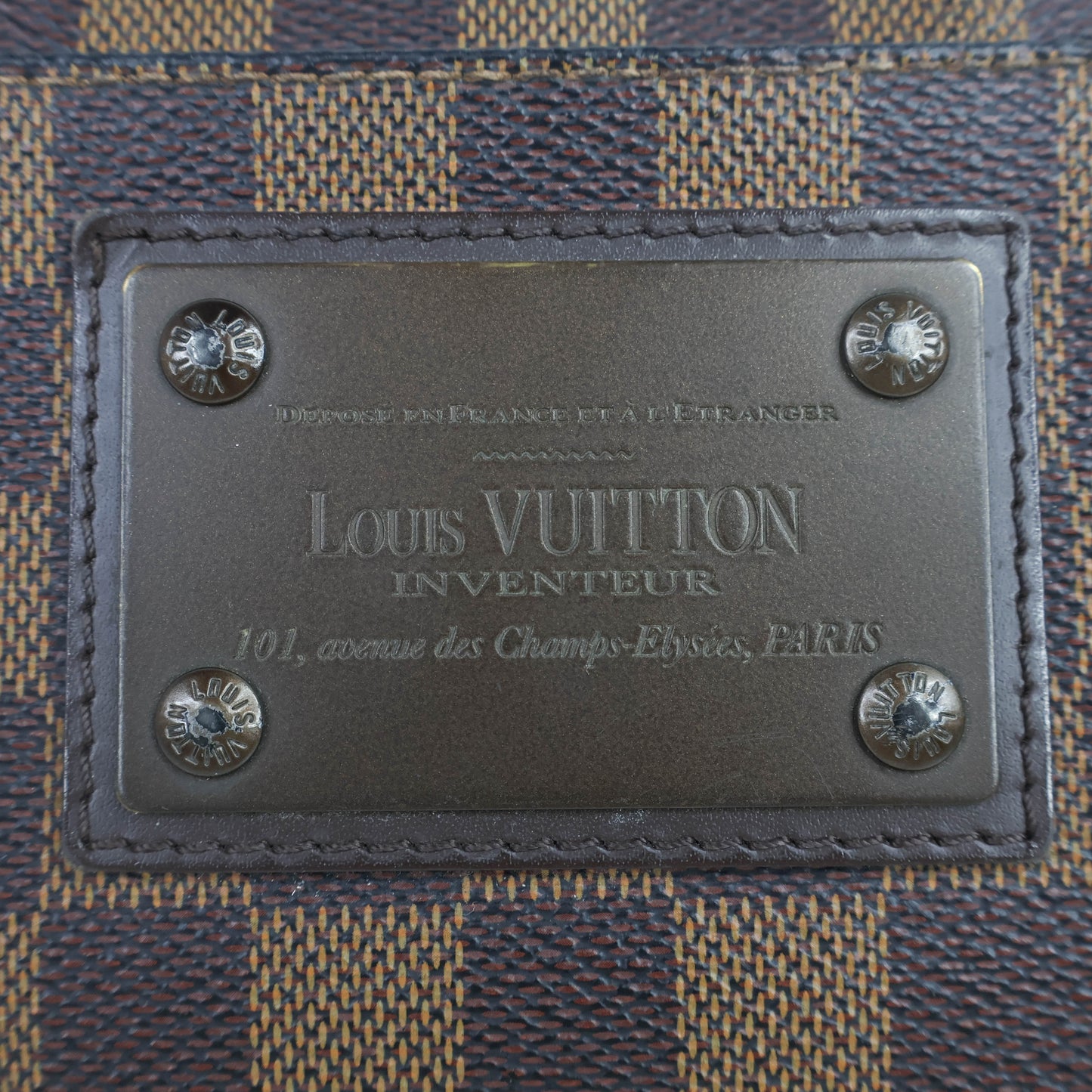 Louis Vuitton Pochette Plate Brooklyn Damier Ebene