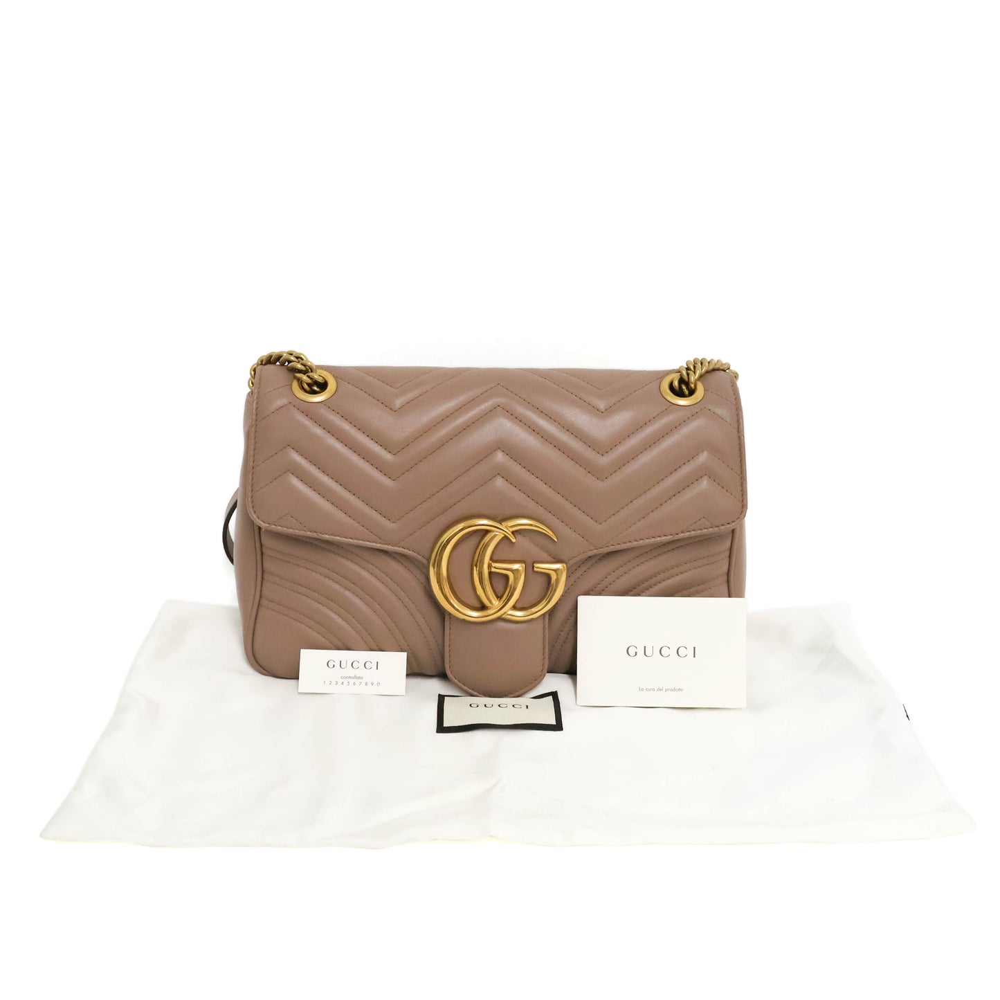 Gucci Marmont Beige GHW