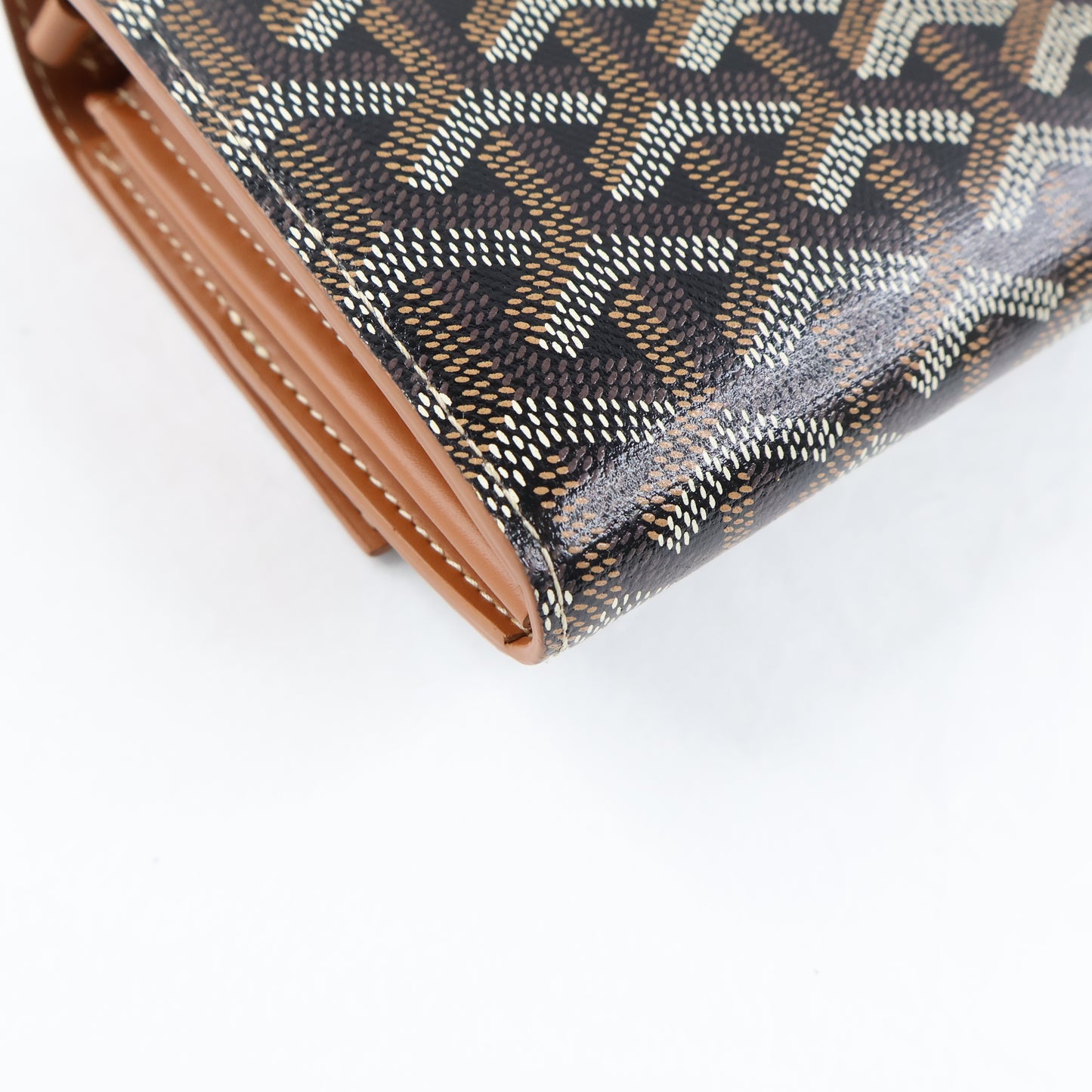 Goyard Varenne Continental Pochette Black Tan