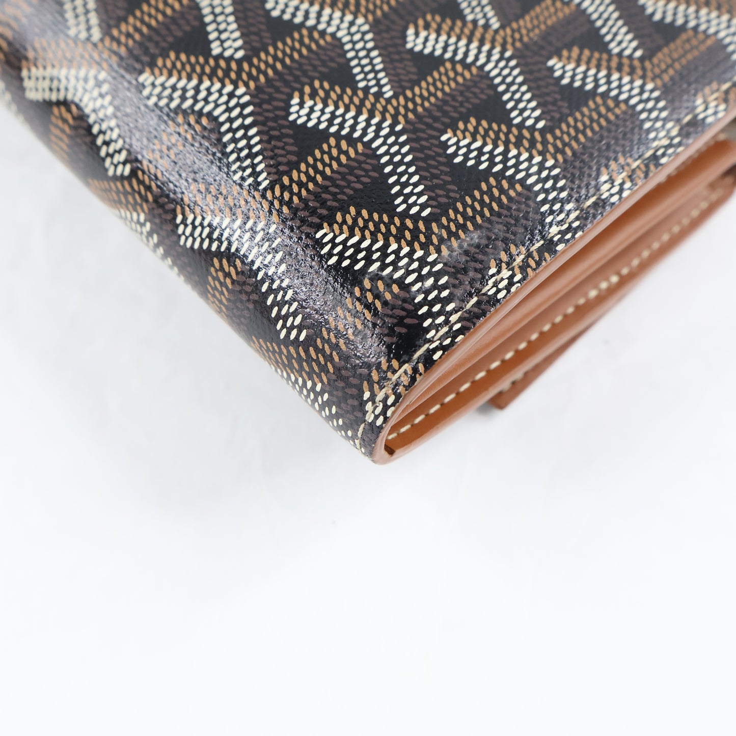 Goyard Varenne Continental Pochette Black Tan