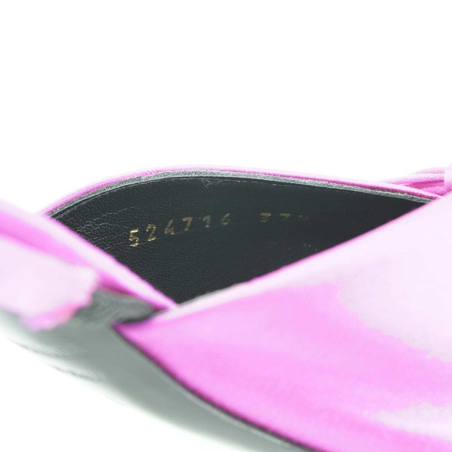 Balenciaga Sling Back Satin Pink 37.5