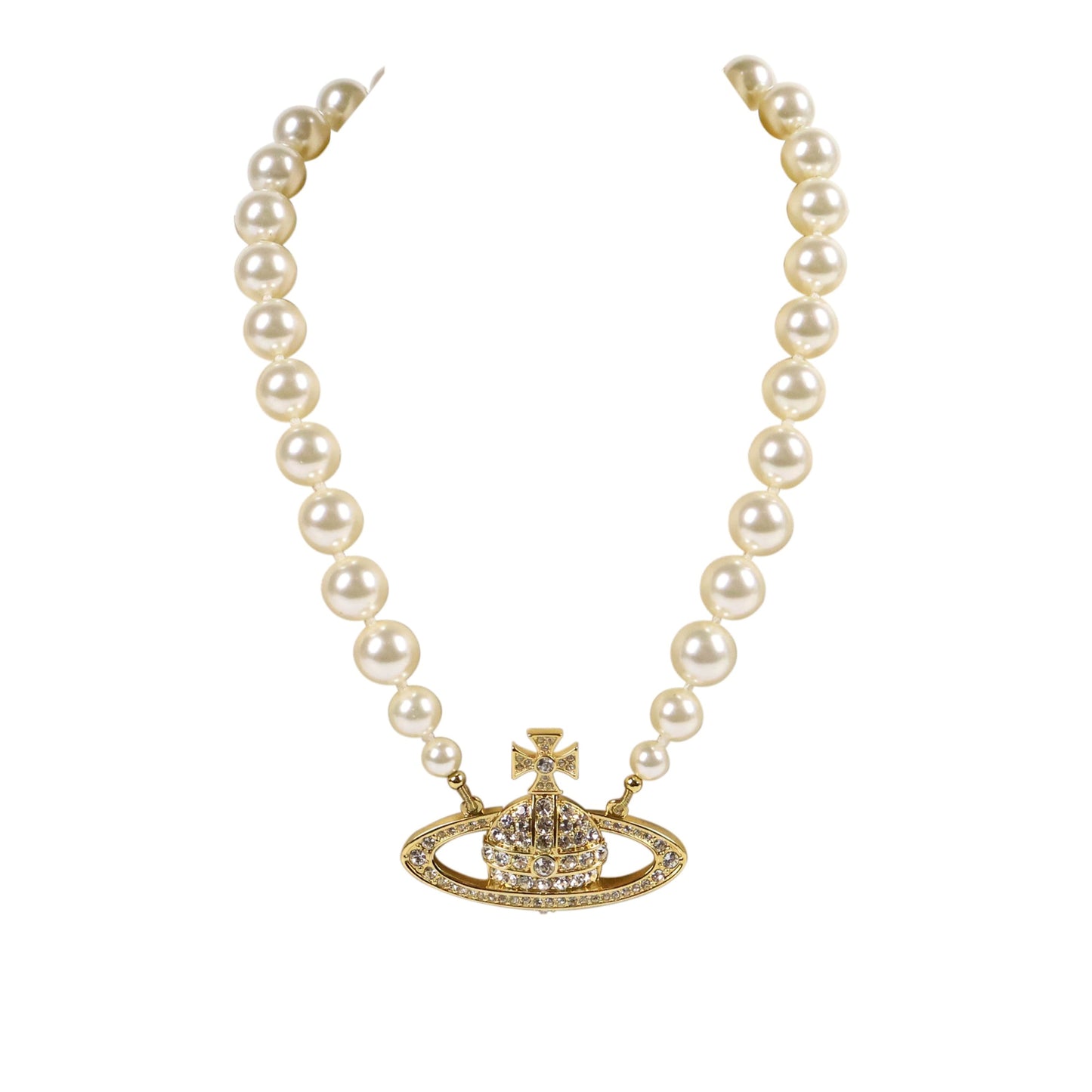 Vivienne Westwood Necklace Pearl Crystal