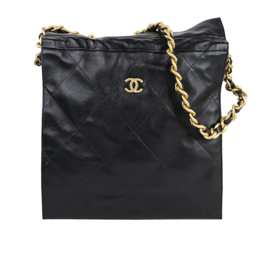 Chanel Shoulder Bag Black GHW