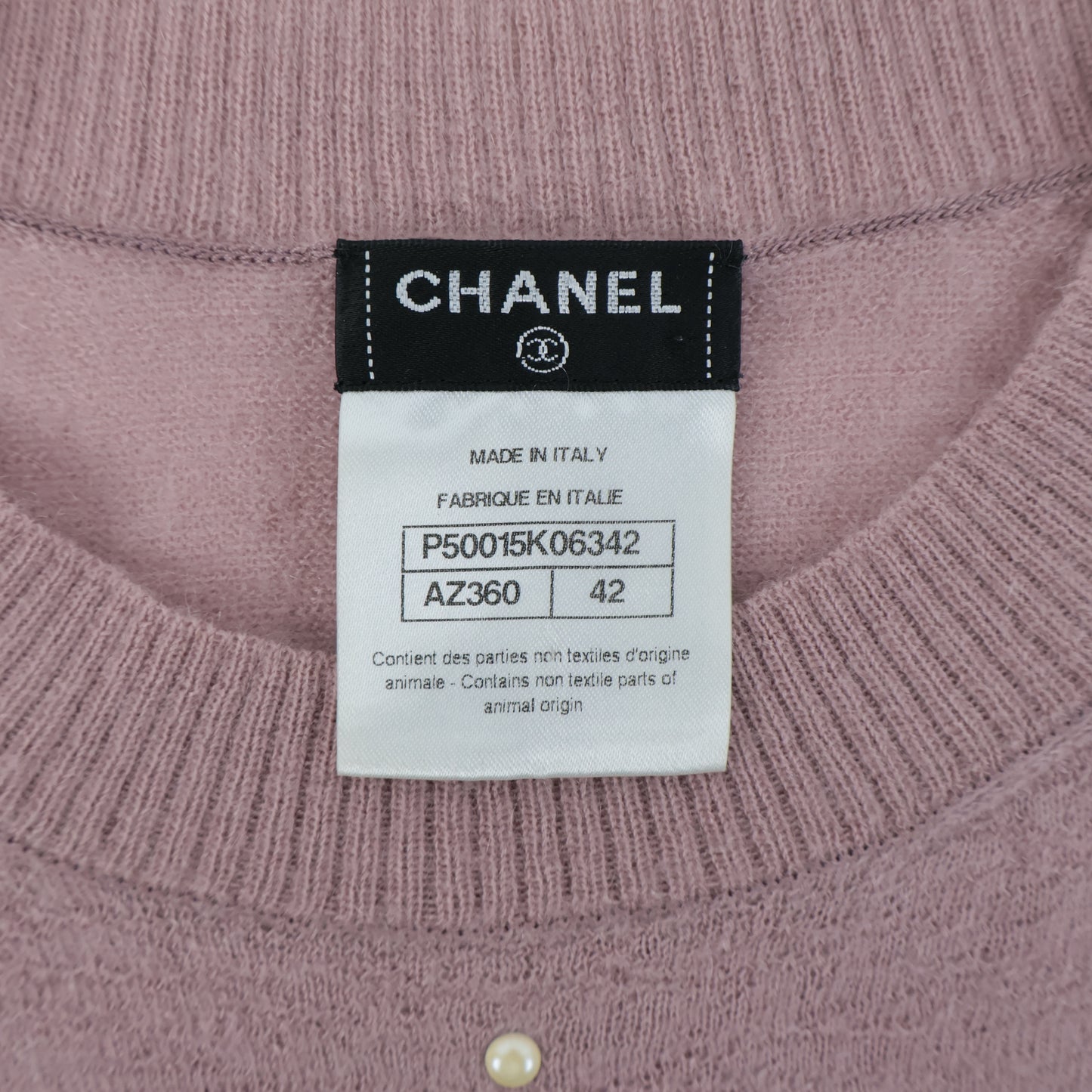 Chanel Sweater Pearl Pink