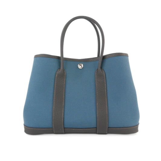 Hermes Garden Party30 Canvas Blue