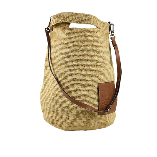 Loewe Raffia Tote Natural Tan