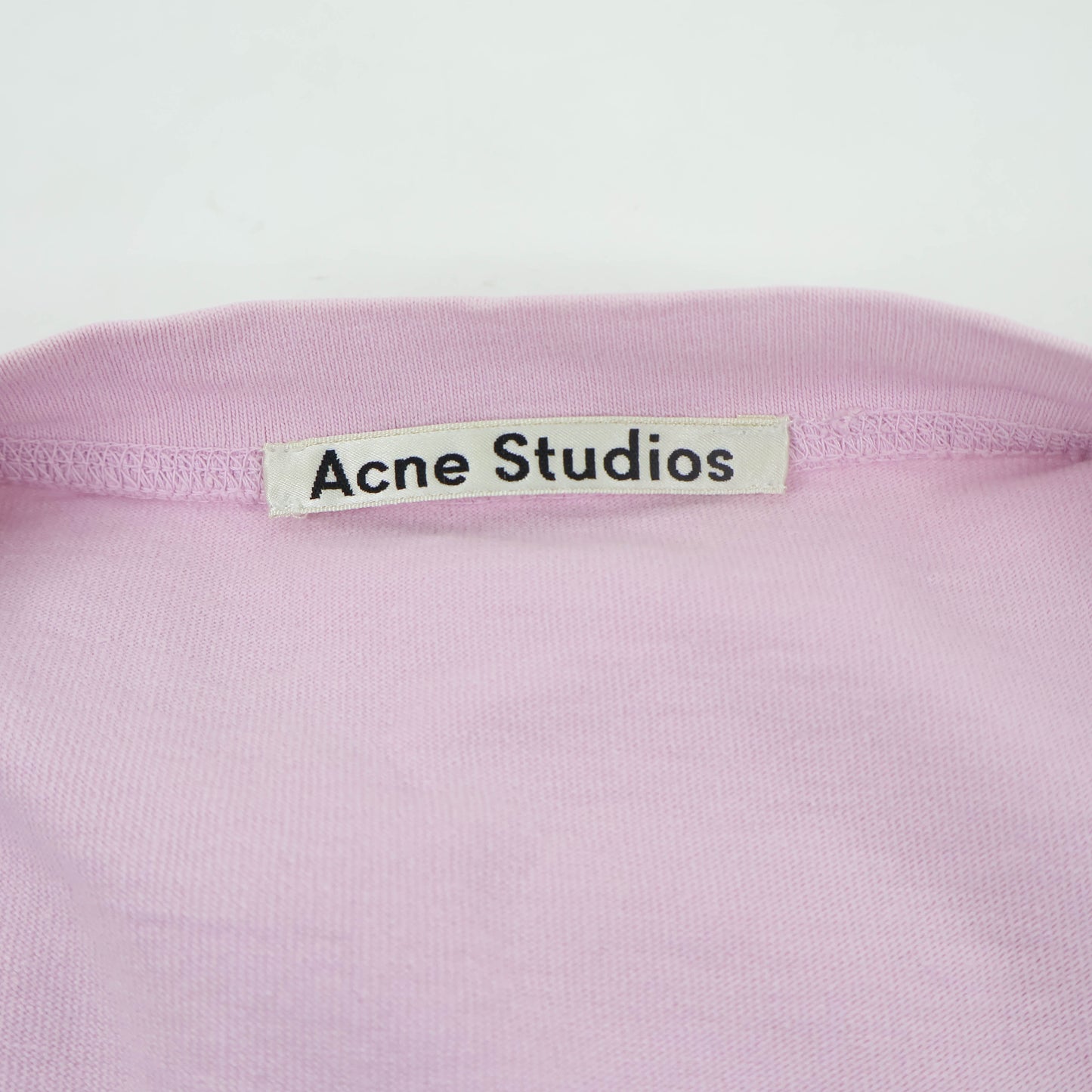 Acne Studio Crop T-Shirt Pink