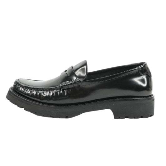 Saint Laurent Loafers Black Patent 37.5