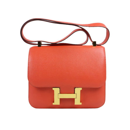 Hermes Constance 24 Rose Jaipur Epsom GHW