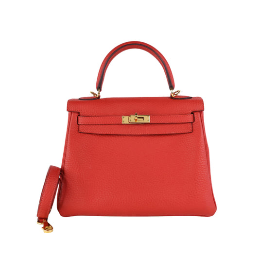 Hermes Togo Kelly 25 Rose Jaipur