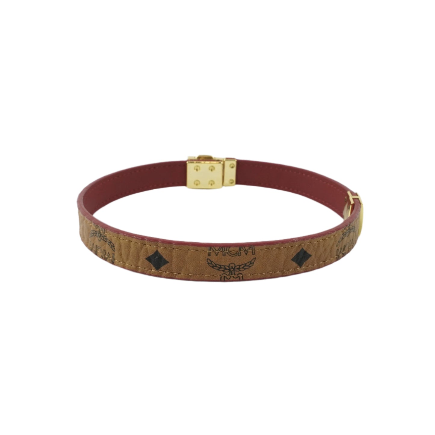 MCM Bracelet Double Tour Brown