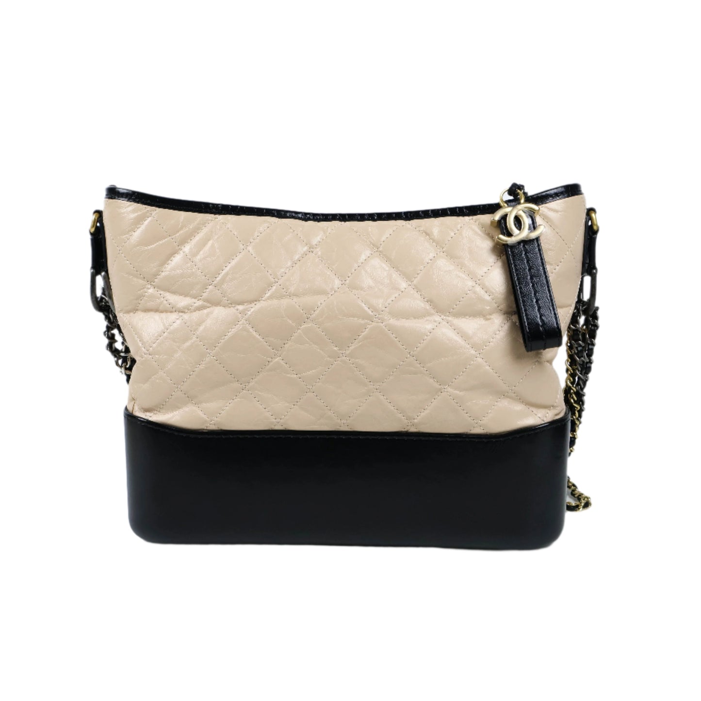 Chanel Gabrielle Medium Beige Black