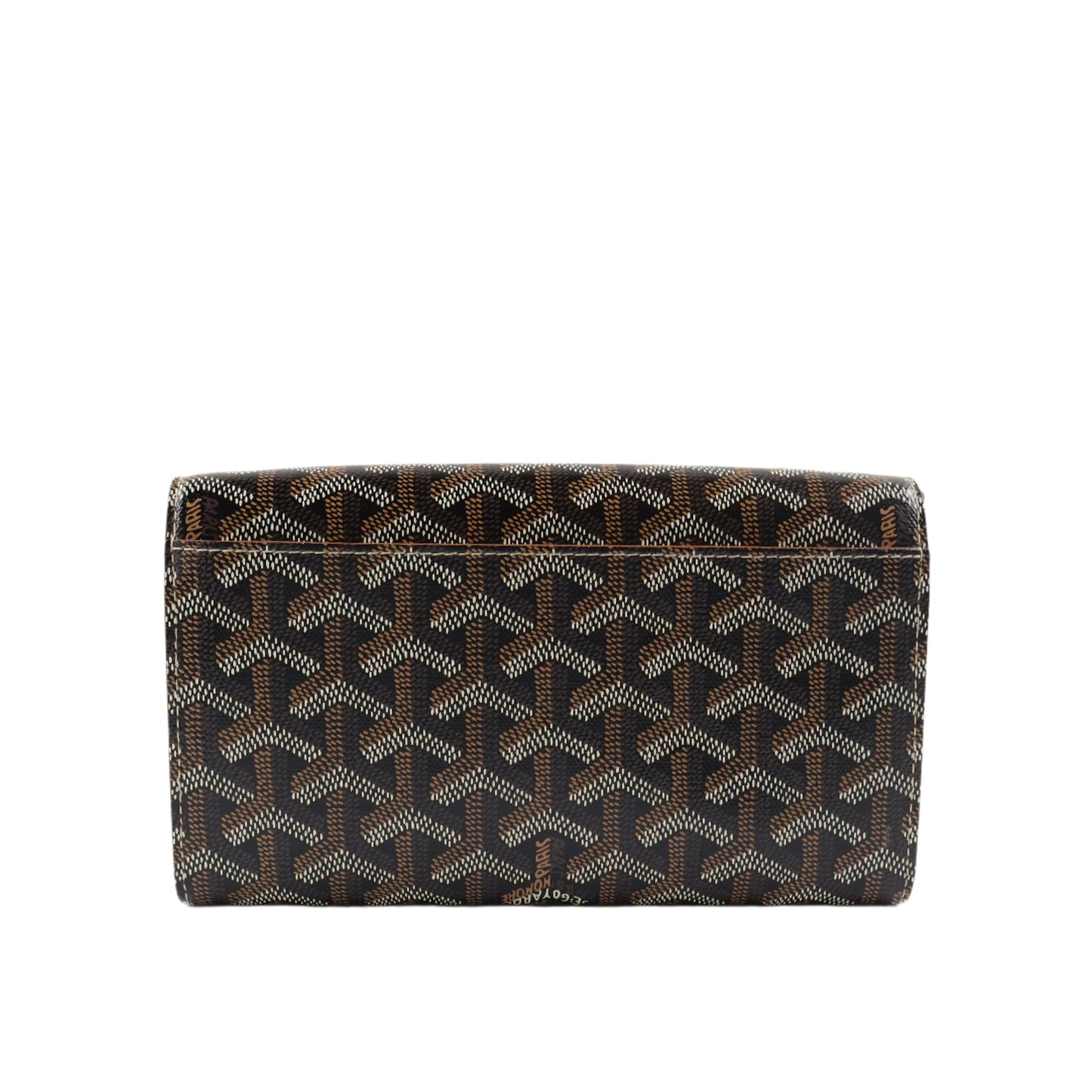 Goyard Varenne Continental Pochette Black Tan