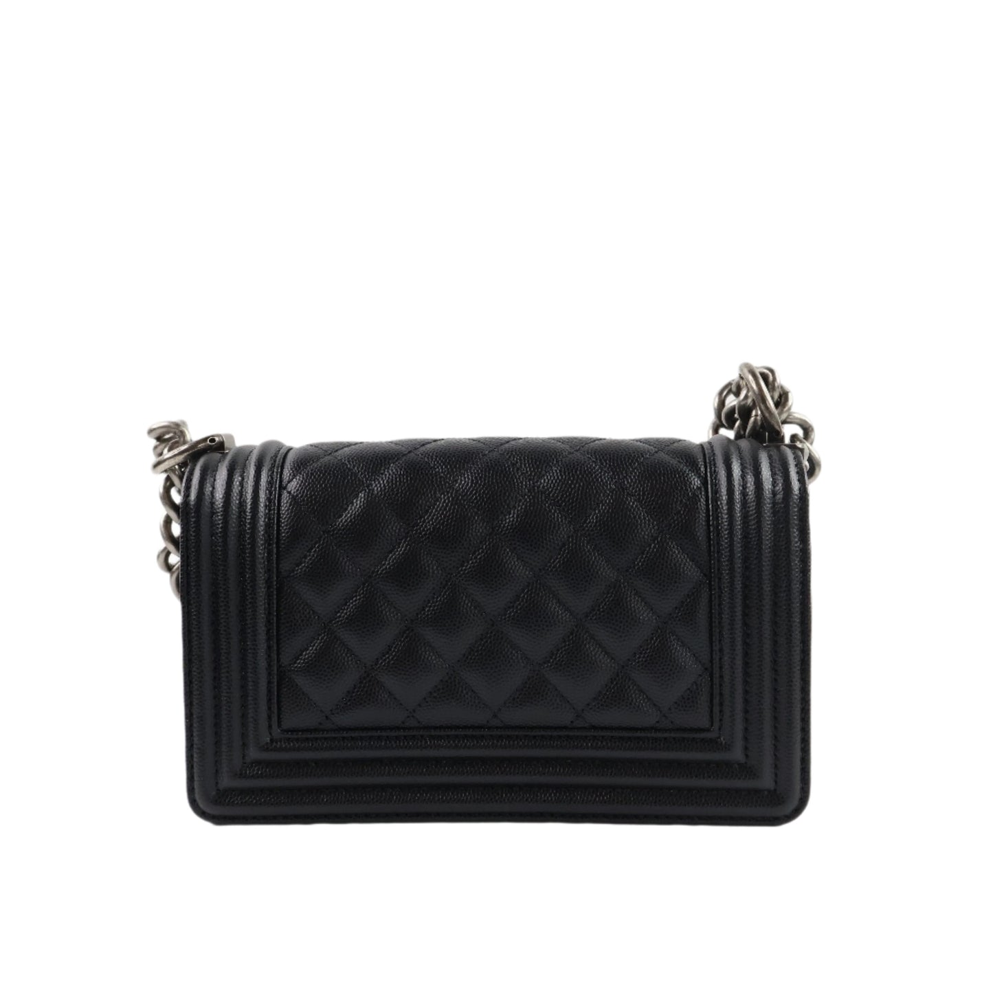 Chanel Boy 8" Black BHW Caviar