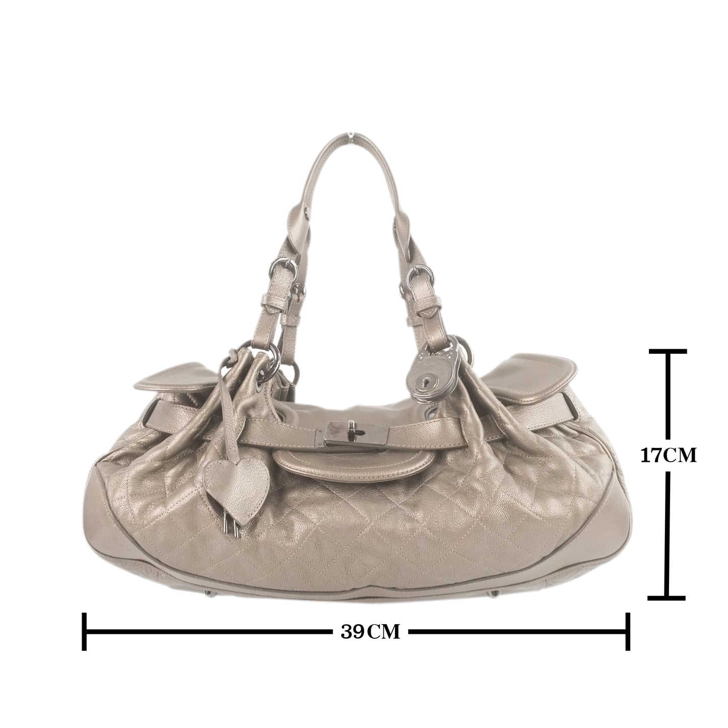 Moshchino Bag Metallic Grey