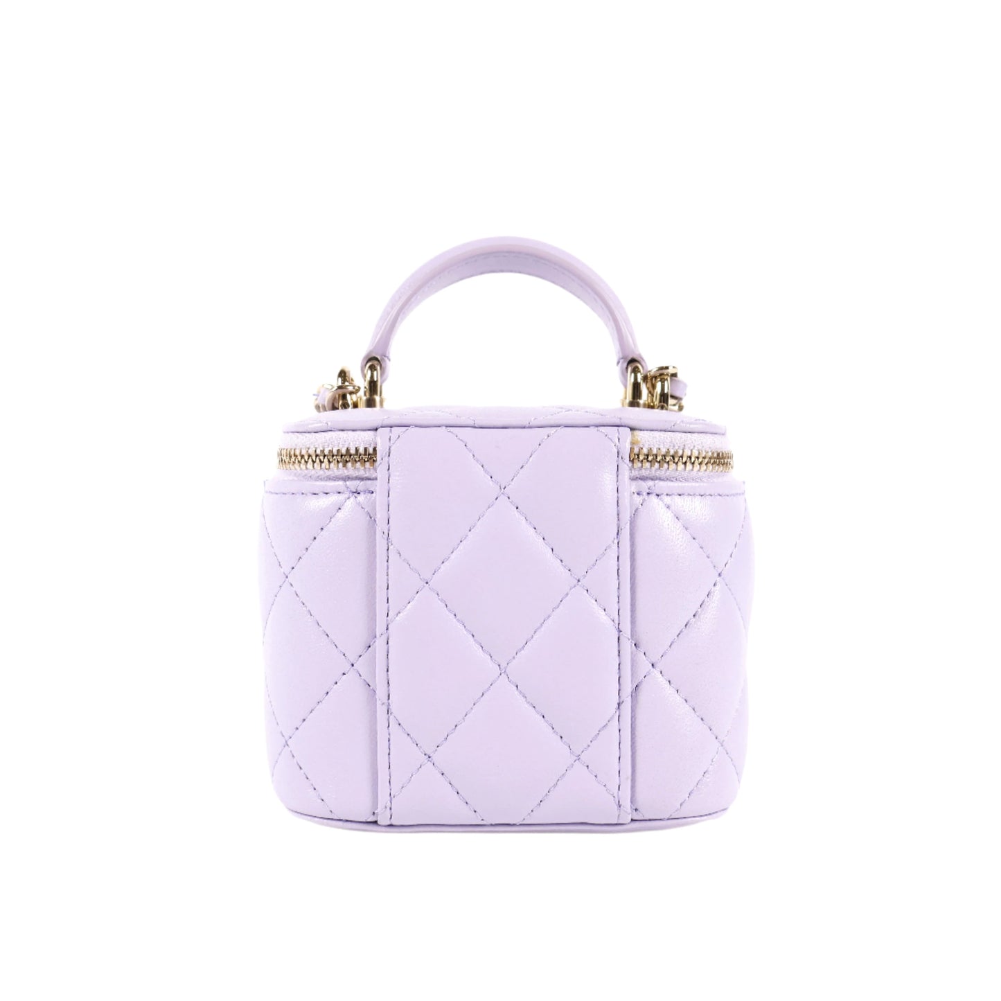 Chanel Mini Vanity Light Purple Lamb GHW