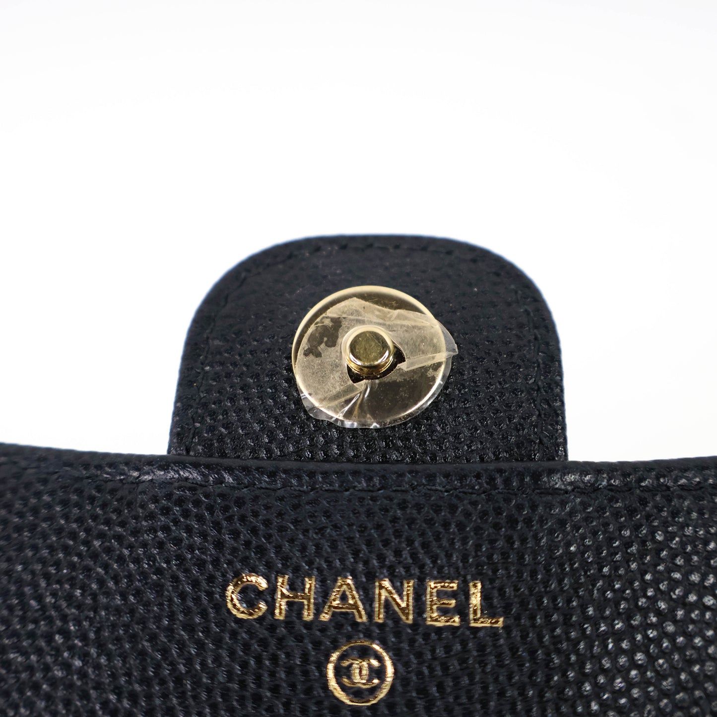 Chanel Flap Phone Holder With Chain Black LGHW