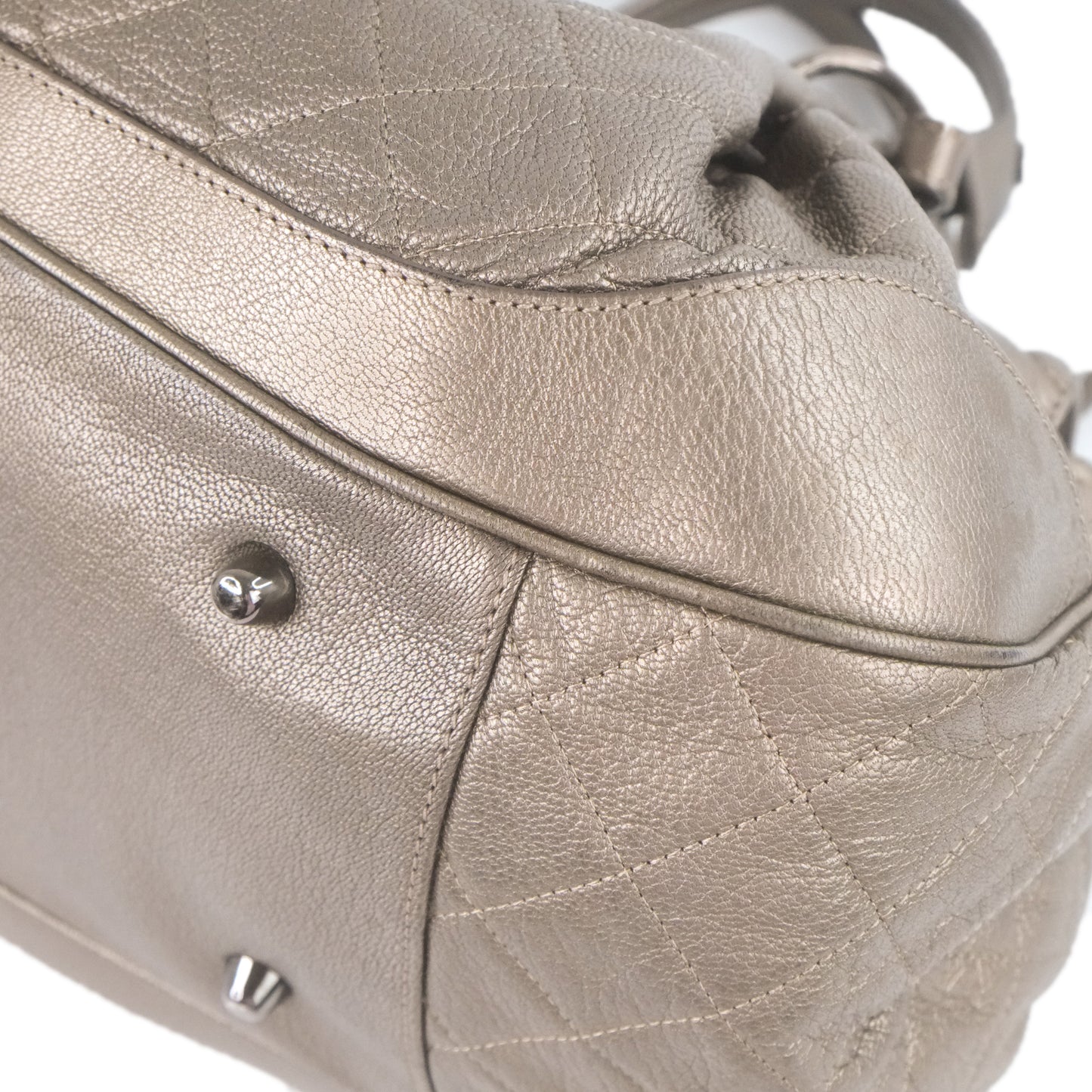 Moshchino Bag Metallic Grey