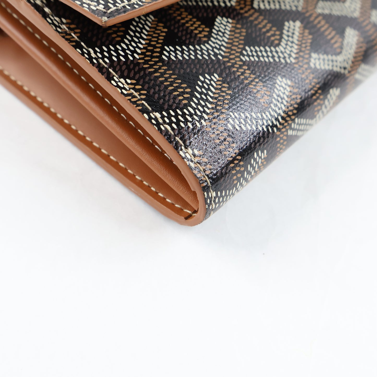 Goyard Varenne Continental Pochette Black Tan