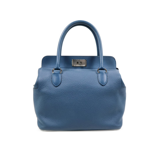 Hermes Toolbox26 Blue Colvert PHW Clemence Swift