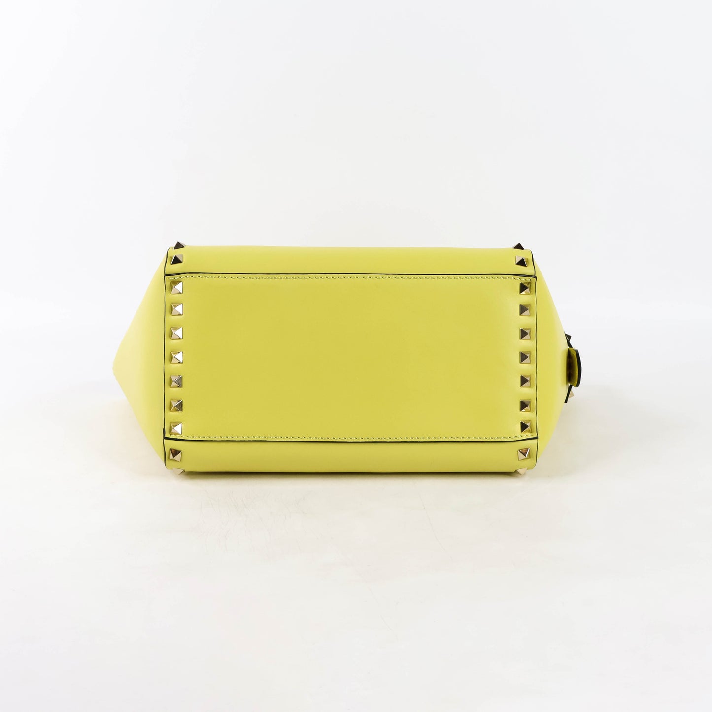 Valentino Rockstud Tote Yellow