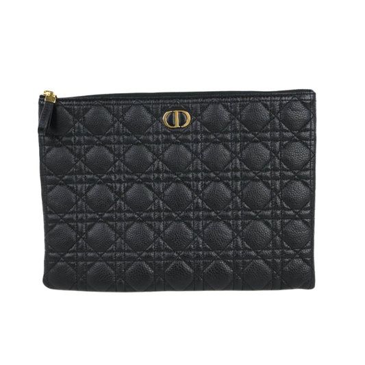 Christian Dior Pouch Calfskin Black