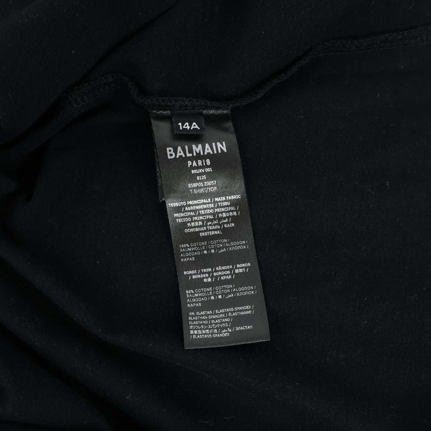 Balmain T-Shirt Black 'Balmain'