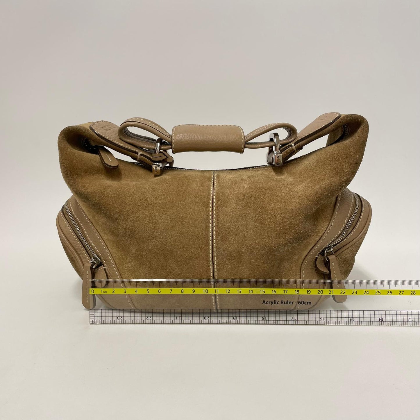 Tod's Shoulder Suede Brown