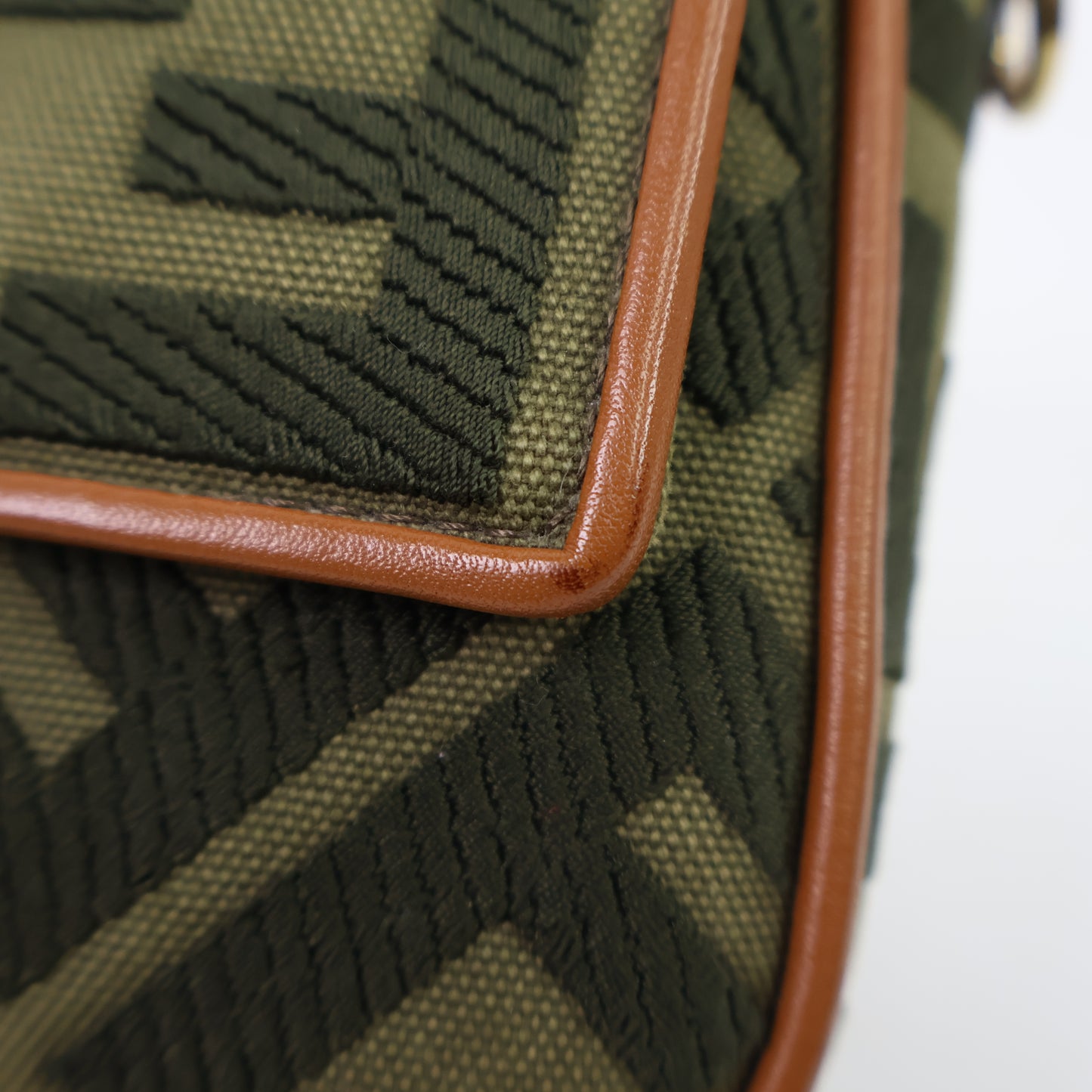 Fendi Baguette Canvas Green