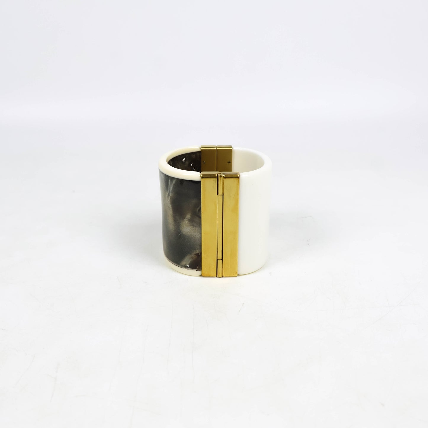 Fendi Cuff Bracelet Plex Wool Metal