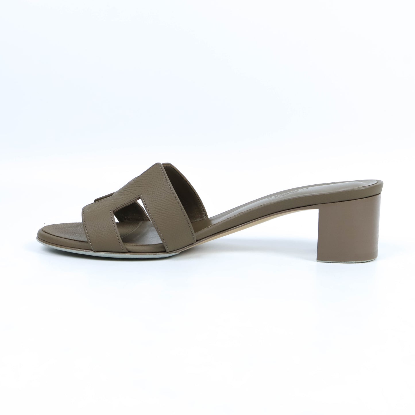 Hermes Oasis Sandals Etoupe 37