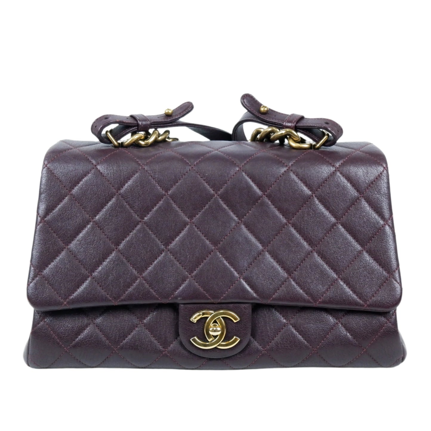 Chanel Trapezio Burgundy