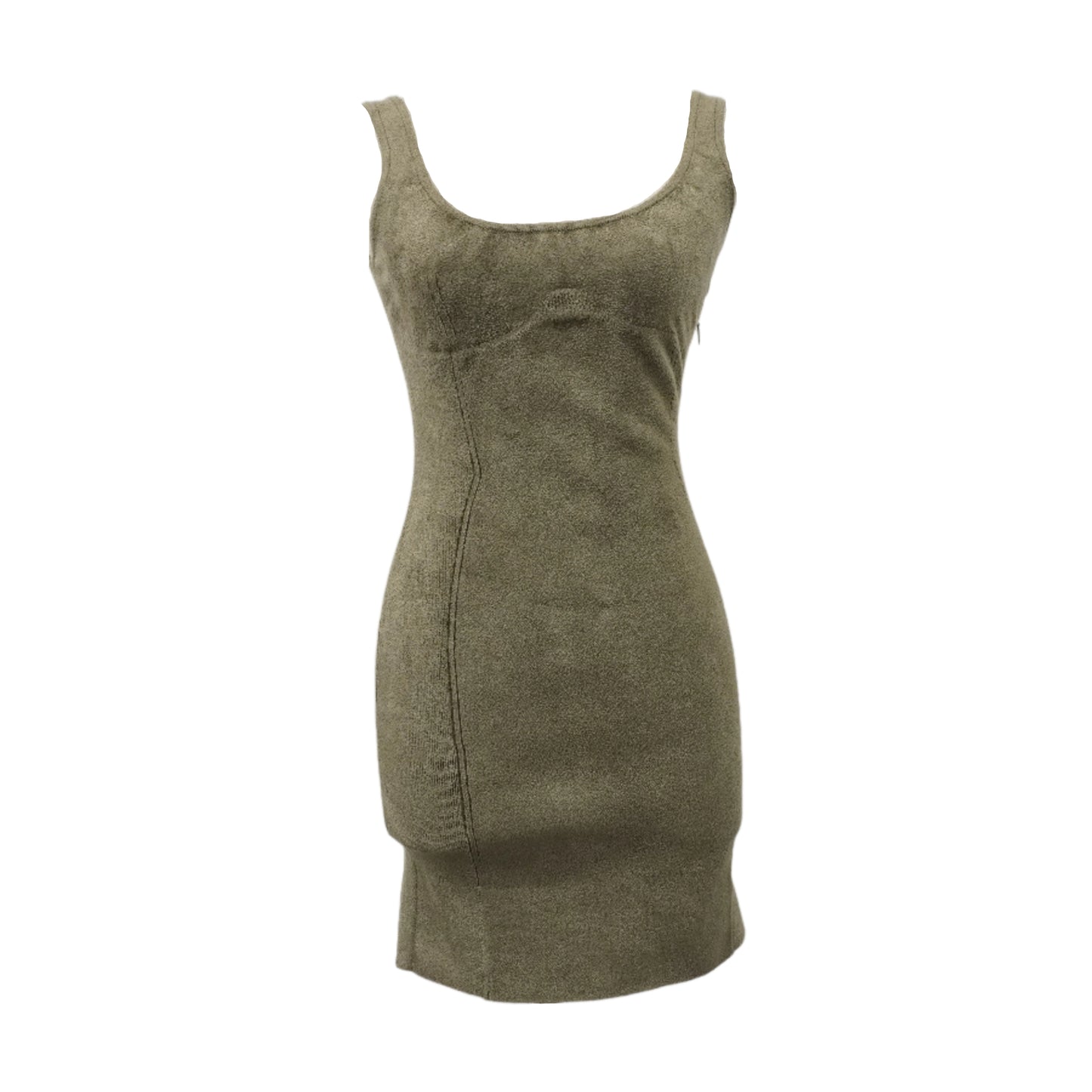 Fendi Dress Velvet Knit Green