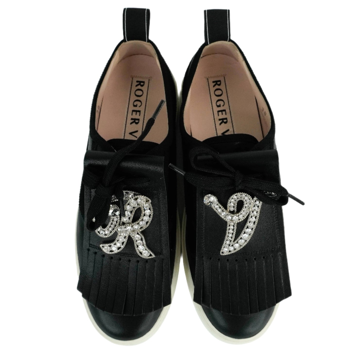 Roger Vivier Sneakers Black Crystal 38