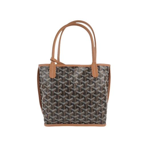 Goyard Anjou Mini Black Tan