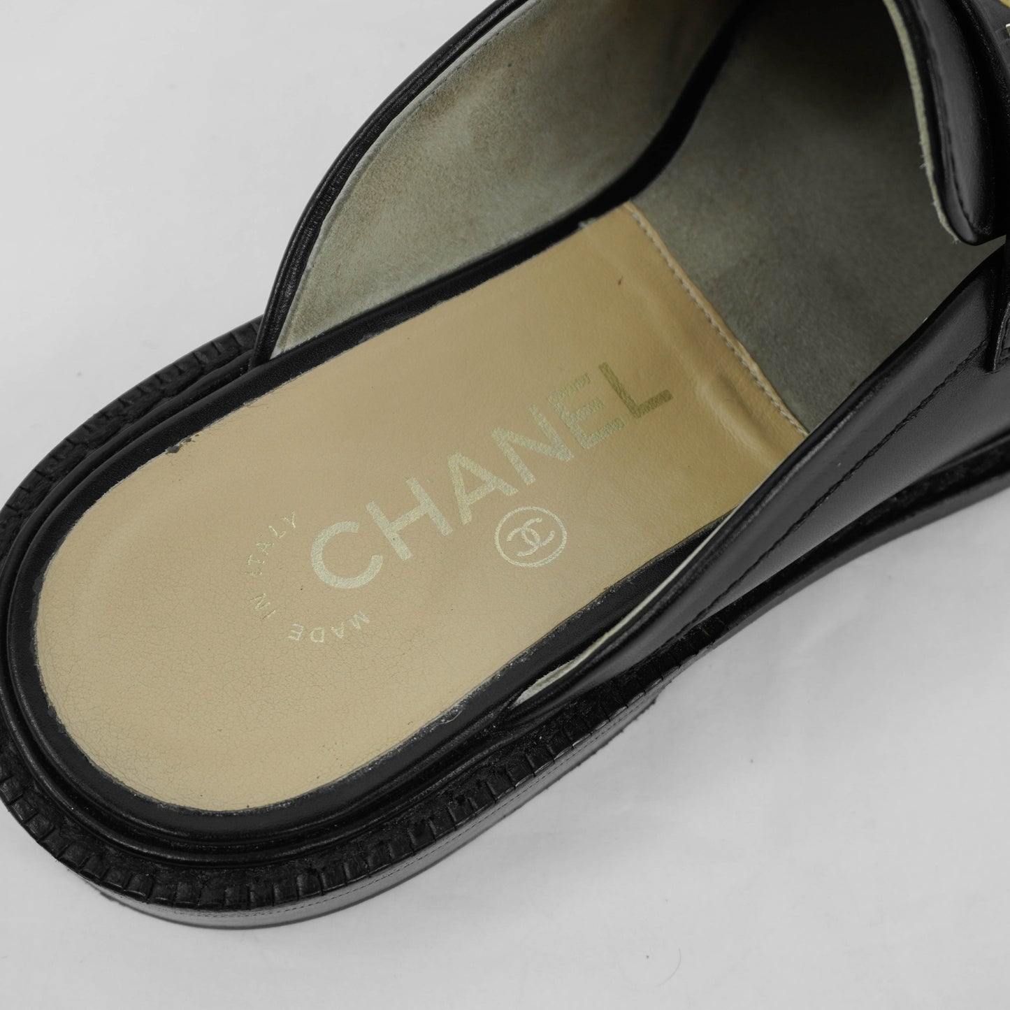 Chanel x Pharrell Muled Slipper Black 36