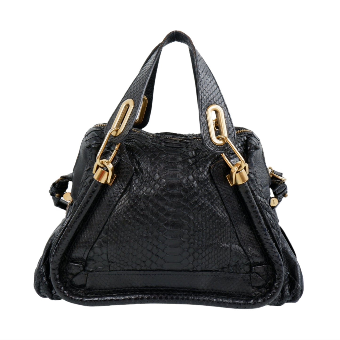 Chloe Paraty Python Medium Black