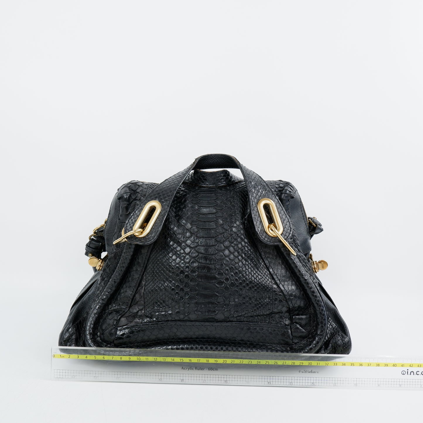 Chloe Paraty Python Medium Black