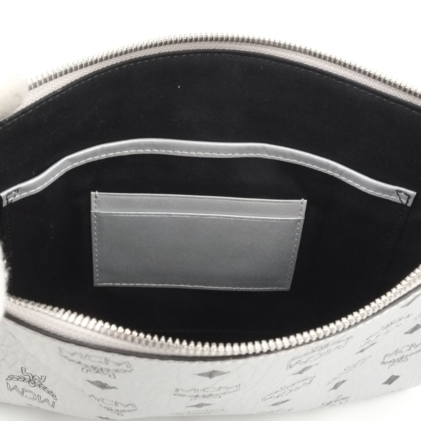 MCM Clutch Silver