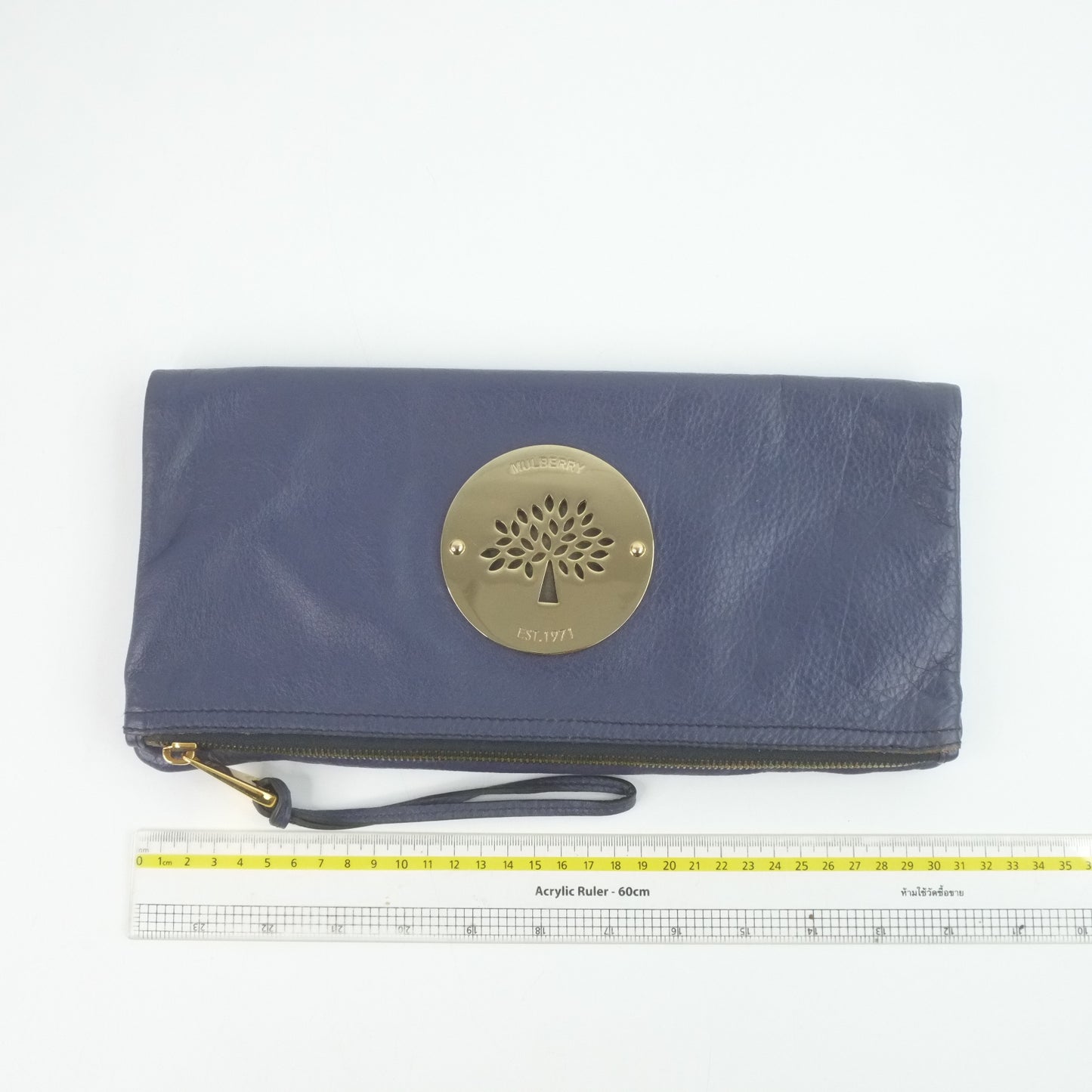 Mulberry Clutch Fold Navy