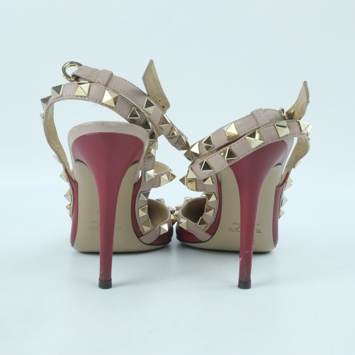 Valentino Heels Rockstud Red 36.5